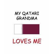 My Qatari Grandma Loves Me t-shirts by flagshirt My Qatari Grandma Loves Me t-shirts