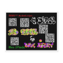 My QR Code Kaywa Dan Bizet Postcard