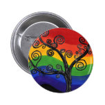 My Rainbow Tree Pinback Button