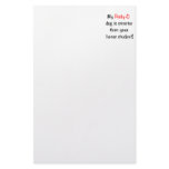 My Rally-O Dog is Smarter... Stationery Paper
