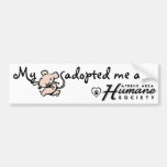 My rat adopted me bumper sticker