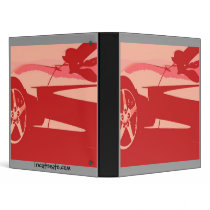 My Red Corvette binders by Incatneato My Red Corvette binders