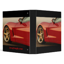 My Red Corvette binders by Incatneato My Red Corvette binders