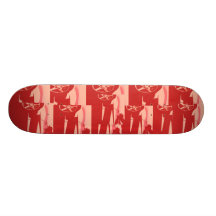 My Red Corvette Custom Skateboard