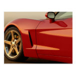 My Red Corvette Post Card