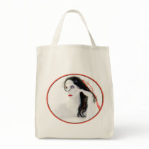 My Red Melancholy Organic Grocery Tote bags