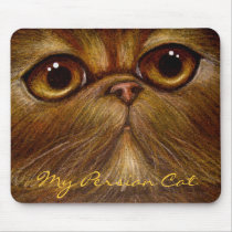 MY RED PERSIAN CAT Mousepad