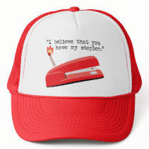 My Red Stapler hats