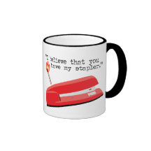 My Red Stapler Mugs