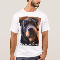 My rottie is my guardian angel! t-shirts by chicklittle My rottie is my guardian angel! t-shirts
