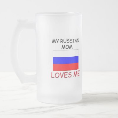My Russian Mom Loves Me Coffee Mugs by flagshirt