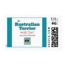 My Rustralian Terrier is All That! stamps