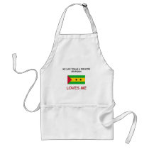 My Sao Tomae & Principe Grandma Loves Me aprons