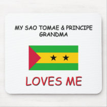 My Sao Tomae & Principe Grandma Loves Me mousepads