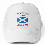 My SCOTTISH DAD Loves Me hats