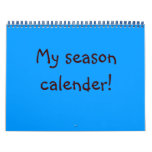 My season calender wall calendars