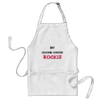 My Second Cousin Rocks aprons by familytshirts My Second Cousin Rocks aprons