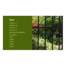 My Secret Garden Business Card