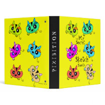 My Secret Sketch Sheets-Monster Binder