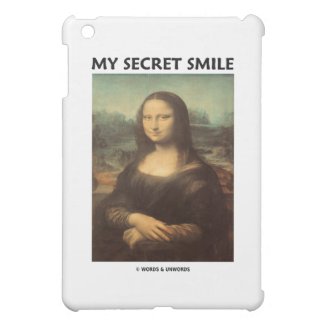 My Secret Smile (da Vinci Mona Lisa) iPad Mini Cases