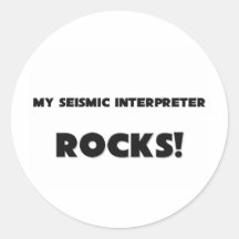 MY Seismic Interpreter ROCKS! Stickers