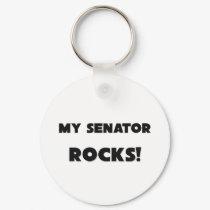 MY Senator ROCKS! keychains by professions MY Senator ROCKS! keychains