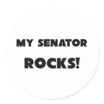 MY Senator ROCKS! stickers