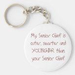My Senior Chief is cuter, smarter and YOUNGER t... Key Chain