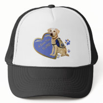 My Service Dog A Special Kind Of Love Lab Hats