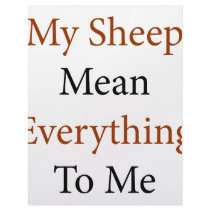 My Sheep Mean Everything To Me letterhead