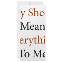 My Sheep Mean Everything To Me rack cards