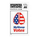 My Sheep Votes USA Stamp stamp