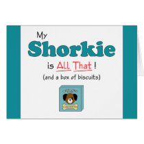 My Shorkie is All That! cards