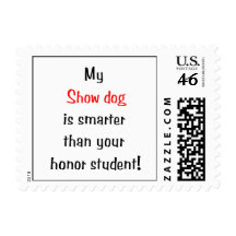 My Showdog is Smarter... Stamp