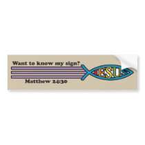 My Sign bumper stickers by ChristianBumper My Sign bumper stickers