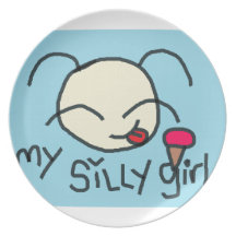 My Silly Girl Party Plates
