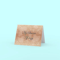 My Sincere Apology cards