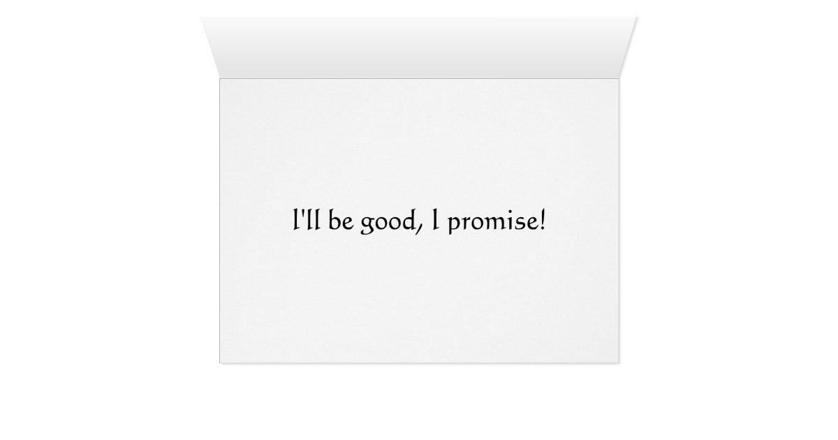 My Sincere Apology Card Zazzle 2057