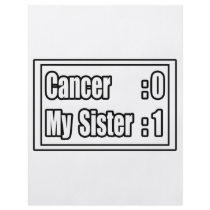 My Sister Beat Cancer (Scoreboard) Flyers