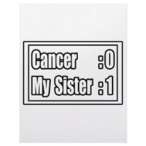 My Sister Beat Cancer (Scoreboard) Custom Letterhead