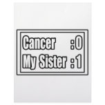 My Sister Beat Cancer (Scoreboard) Custom Letterhead