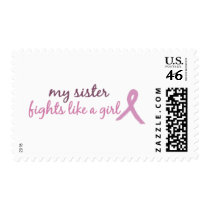 My sister fights like a girl 2008 stamps