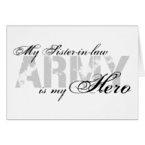 My Sister-in-law My Hero - ARMY Cards