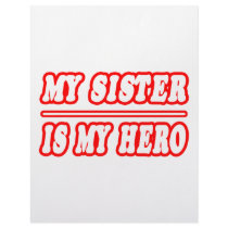 My Sister Is My Hero Letterhead Design