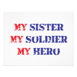 My sister, my soldier, my hero announcement