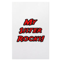 My Sister Rocks stationery by Proud_Sister_Shirts My Sister Rocks stationery