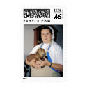 MY SISTER WITH BABY GOAT postage