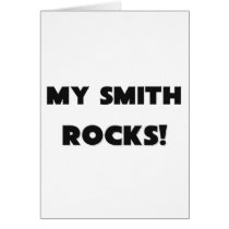 MY Smith ROCKS! Greeting Card
