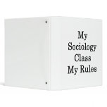 My Sociology Class My Rules Binder