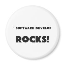 MY Software Developer ROCKS! magnets by professions MY Software Developer ROCKS! magnets